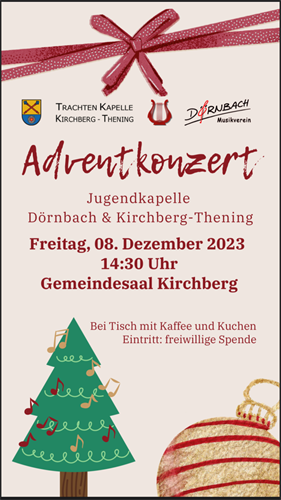 Plakat Adventkonzert